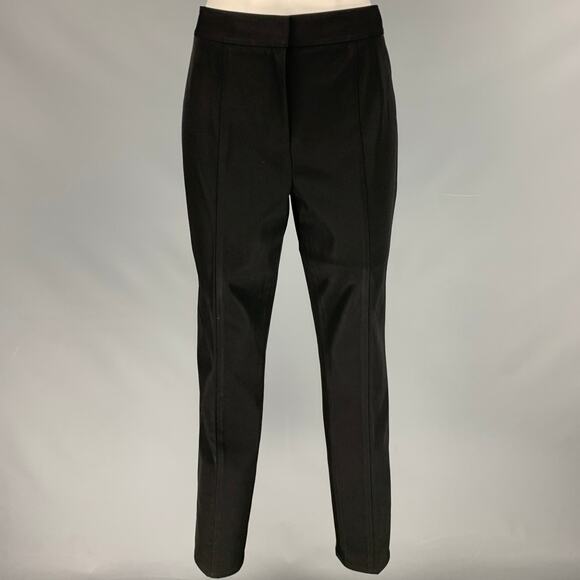 ALEXANDER WANG Size 6 Black Triacetate Blend Fitted Casual Pants